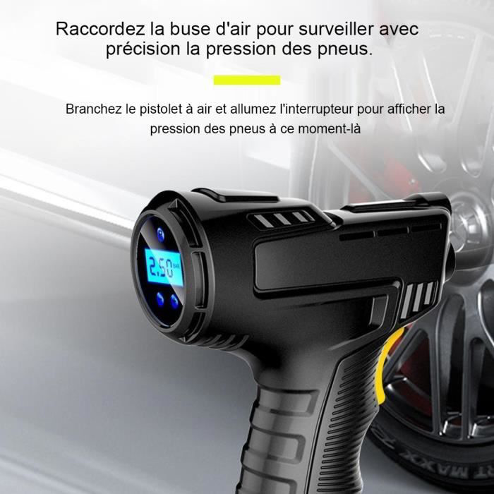 Gonfleur de Pneus Universel Automatique 12V – Compresseur d’Air Haute Performance